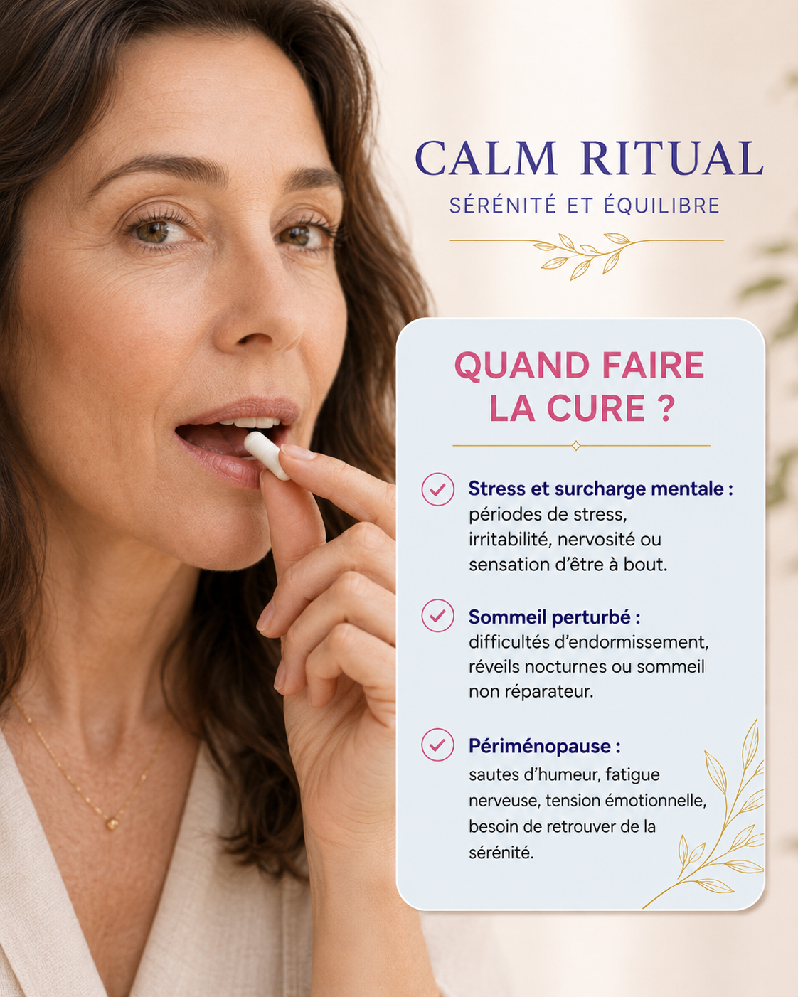 CALM RITUAL AURAA, rituel sérénité du soir