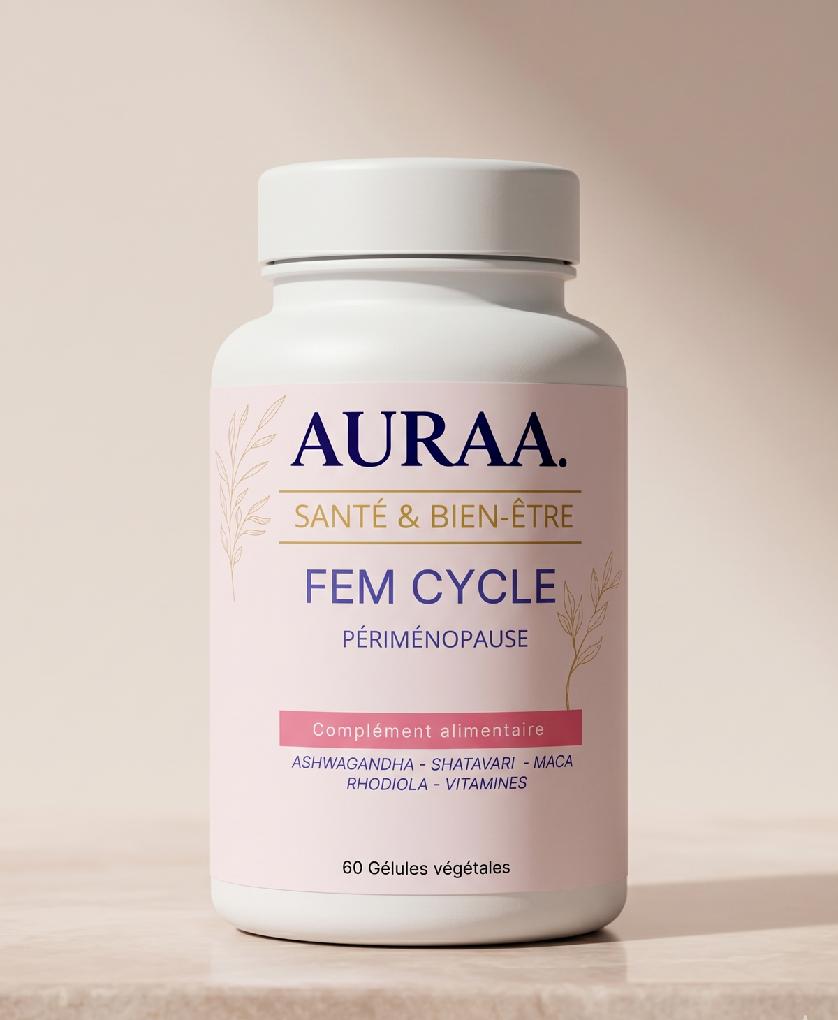 FEM CYCLE AURAA, complément alimentaire équilibre féminin et périménopause