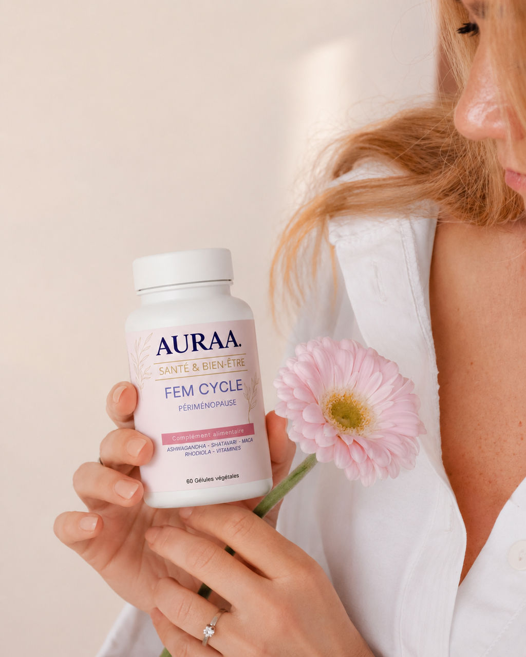 FEM CYCLE AURAA, complément alimentaire pour les femmes dès 40 ans