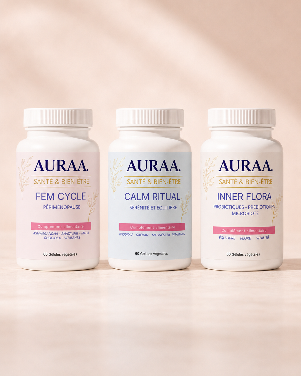 Pack Rituel Complet AURAA, équilibre, sérénité et confort digestif